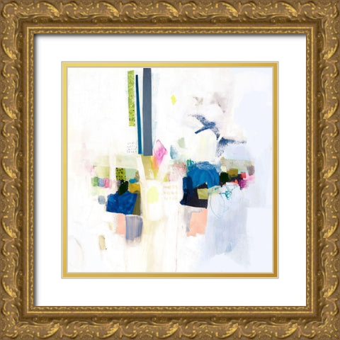 Boardwalk Taffy I Gold Ornate Wood Framed Art Print with Double Matting by Borges, Victoria