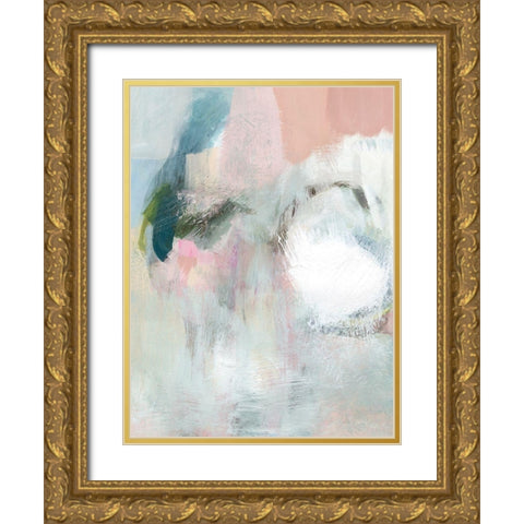 Elefante II Gold Ornate Wood Framed Art Print with Double Matting by Borges, Victoria