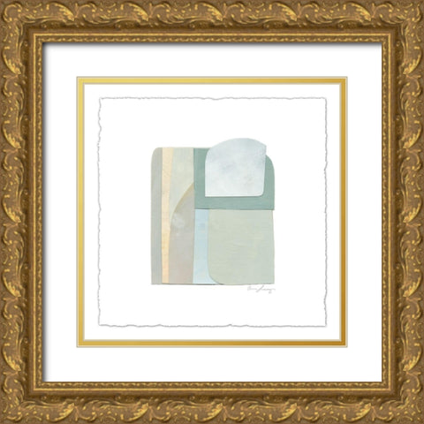 Color Structure I Gold Ornate Wood Framed Art Print with Double Matting by Scarvey, Emma