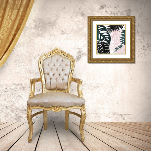 Paradise Sweep I Gold Ornate Wood Framed Art Print with Double Matting by Popp, Grace