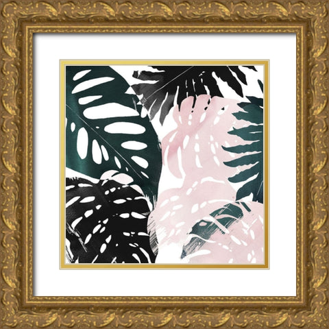 Paradise Sweep I Gold Ornate Wood Framed Art Print with Double Matting by Popp, Grace