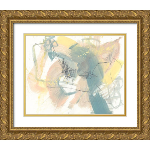 Explore I Gold Ornate Wood Framed Art Print with Double Matting by Goldberger, Jennifer