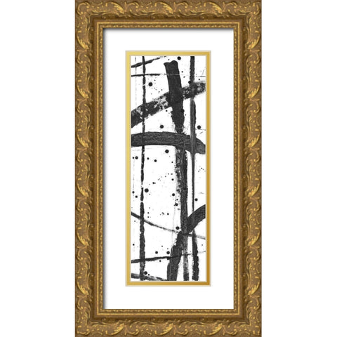 Criss-Cross I Gold Ornate Wood Framed Art Print with Double Matting by OToole, Tim