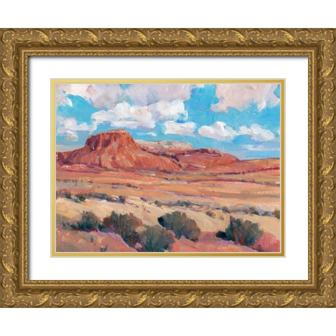 Desert Heat II Gold Ornate Wood Framed Art Print with Double Matting by OToole, Tim