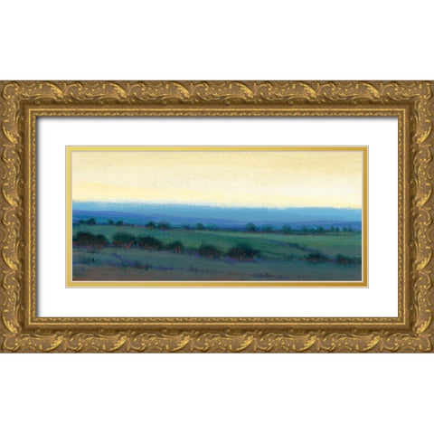 Morning Dew II Gold Ornate Wood Framed Art Print with Double Matting by OToole, Tim