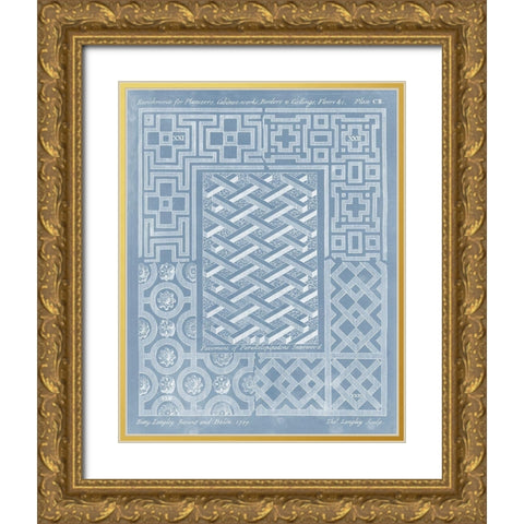 Elements for Design IV Gold Ornate Wood Framed Art Print with Double Matting by Langley