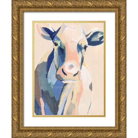 Hertford Holstein I Gold Ornate Wood Framed Art Print with Double Matting by Popp, Grace