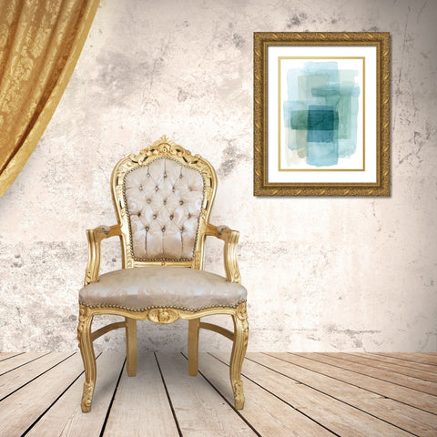 Wave Spector I Gold Ornate Wood Framed Art Print with Double Matting by Popp, Grace