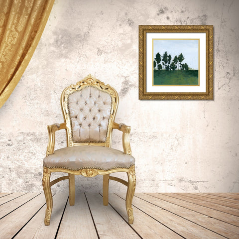 Northern Coppice I Gold Ornate Wood Framed Art Print with Double Matting by Popp, Grace
