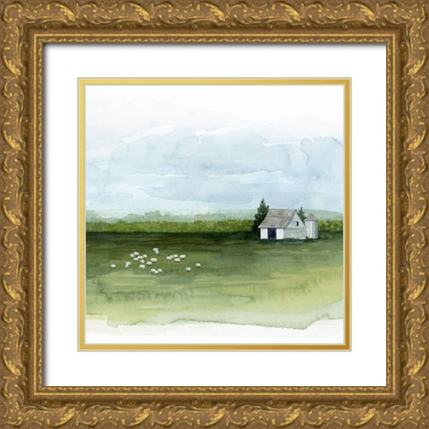 Delilahs Farm II Gold Ornate Wood Framed Art Print with Double Matting by Popp, Grace