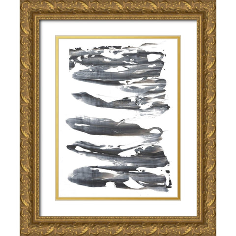 Tungsten I Gold Ornate Wood Framed Art Print with Double Matting by Lam, Vanna
