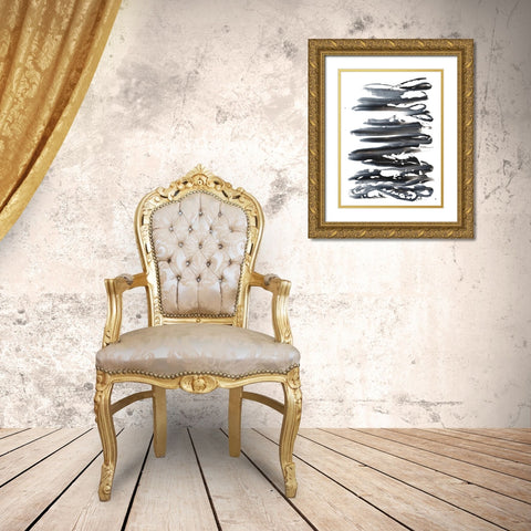 Tungsten II Gold Ornate Wood Framed Art Print with Double Matting by Lam, Vanna