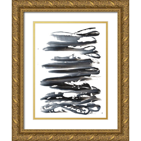Tungsten II Gold Ornate Wood Framed Art Print with Double Matting by Lam, Vanna