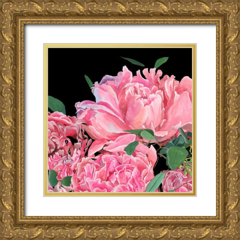 Springtime Fragrance I Gold Ornate Wood Framed Art Print with Double Matting by Wang, Melissa