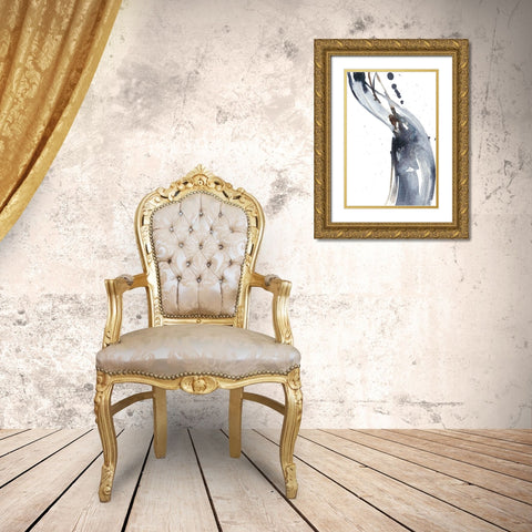 Paynes Twist I Gold Ornate Wood Framed Art Print with Double Matting by Goldberger, Jennifer