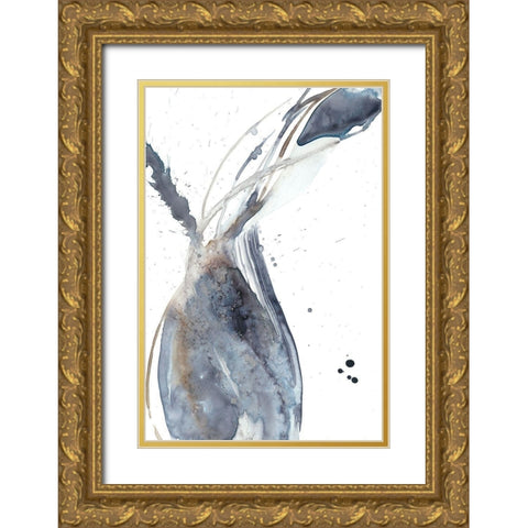Paynes Twist II Gold Ornate Wood Framed Art Print with Double Matting by Goldberger, Jennifer