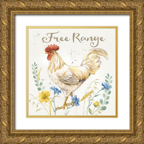 Nostalgic Farm III Gold Ornate Wood Framed Art Print with Double Matting by Maday, Jane