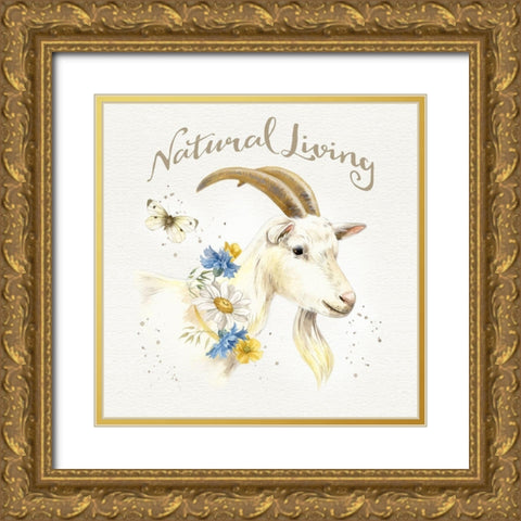 Nostalgic Farm IV Gold Ornate Wood Framed Art Print with Double Matting by Maday, Jane