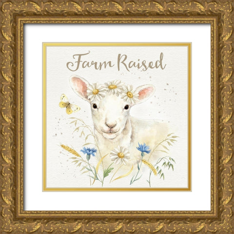 Nostalgic Farm V Gold Ornate Wood Framed Art Print with Double Matting by Maday, Jane