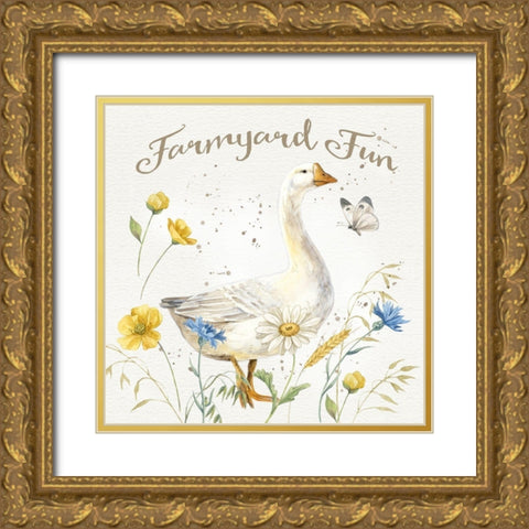 Nostalgic Farm VI Gold Ornate Wood Framed Art Print with Double Matting by Maday, Jane