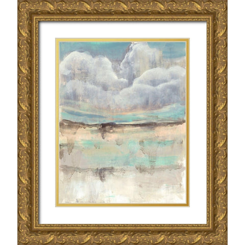Clouds Over the Plane II Gold Ornate Wood Framed Art Print with Double Matting by Goldberger, Jennifer