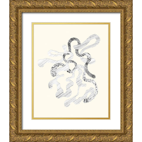 Cattywampus II Gold Ornate Wood Framed Art Print with Double Matting by Douglas, Jamie