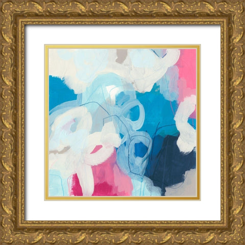 Electron I Gold Ornate Wood Framed Art Print with Double Matting by Vess, June Erica