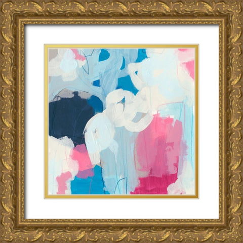 Electron II Gold Ornate Wood Framed Art Print with Double Matting by Vess, June Erica