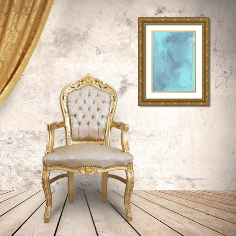 Arctic Brilliancy I Gold Ornate Wood Framed Art Print with Double Matting by Moore, Regina