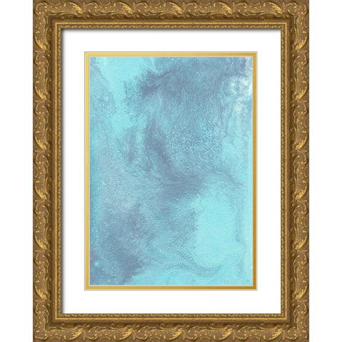 Arctic Brilliancy I Gold Ornate Wood Framed Art Print with Double Matting by Moore, Regina