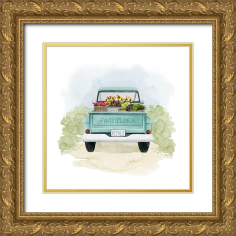 Farm Flora II Gold Ornate Wood Framed Art Print with Double Matting by Popp, Grace