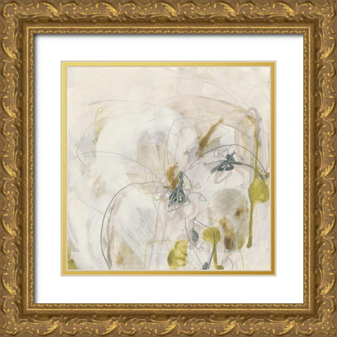 Arctic Lichen II Gold Ornate Wood Framed Art Print with Double Matting by Vess, June Erica