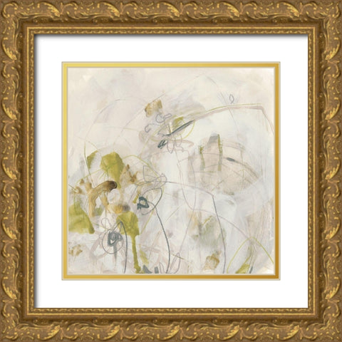 Arctic Lichen IV Gold Ornate Wood Framed Art Print with Double Matting by Vess, June Erica