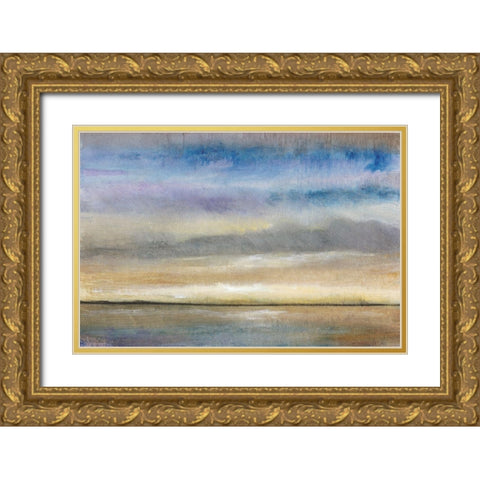 Evening Calm I Gold Ornate Wood Framed Art Print with Double Matting by OToole, Tim