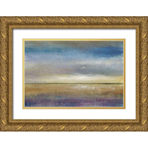 Evening Calm II Gold Ornate Wood Framed Art Print with Double Matting by OToole, Tim