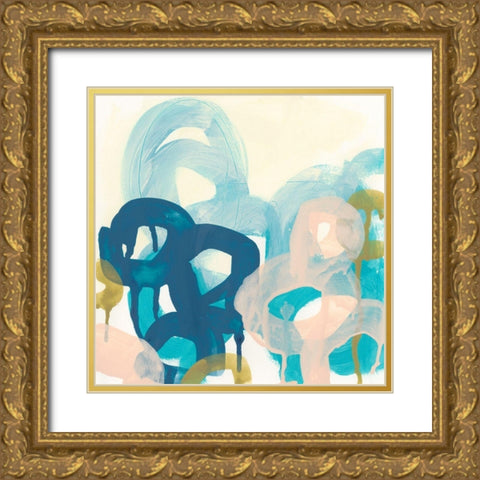Filament I Gold Ornate Wood Framed Art Print with Double Matting by Vess, June Erica