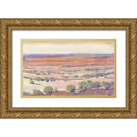 High Desert Pastels I Gold Ornate Wood Framed Art Print with Double Matting by OToole, Tim