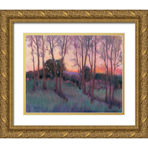 Morning Light II Gold Ornate Wood Framed Art Print with Double Matting by OToole, Tim