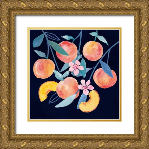 Fresh Fruit IV Gold Ornate Wood Framed Art Print with Double Matting by Borges, Victoria