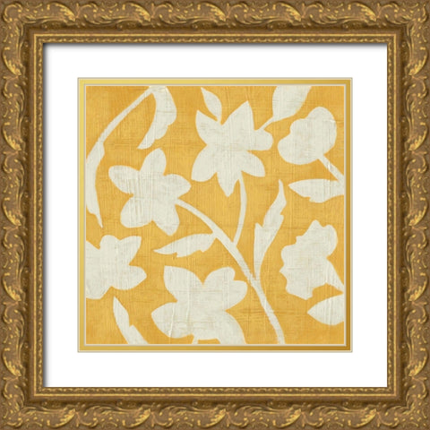 Sunlight Silhouette III Gold Ornate Wood Framed Art Print with Double Matting by Zarris, Chariklia