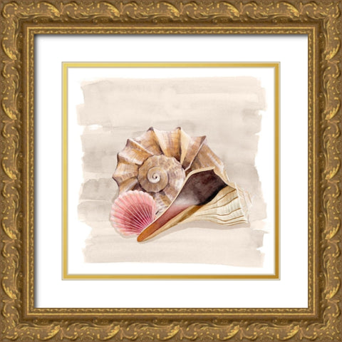 Ocean Keepsake II Gold Ornate Wood Framed Art Print with Double Matting by Popp, Grace