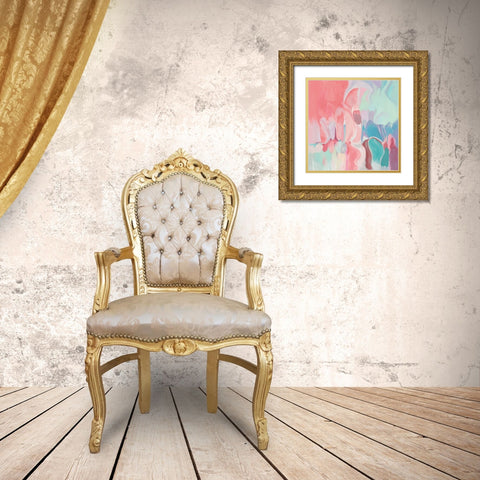 Melodies Gold Ornate Wood Framed Art Print with Double Matting by Orlov, Irena