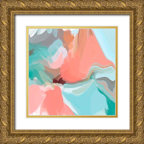 Only a Love Gold Ornate Wood Framed Art Print with Double Matting by Orlov, Irena