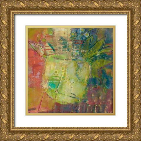 Lucira I Gold Ornate Wood Framed Art Print with Double Matting by Jachimiec, Sue