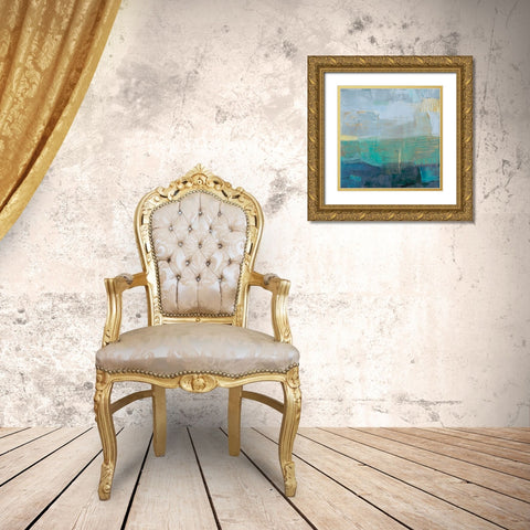 Rianti I Gold Ornate Wood Framed Art Print with Double Matting by Jachimiec, Sue