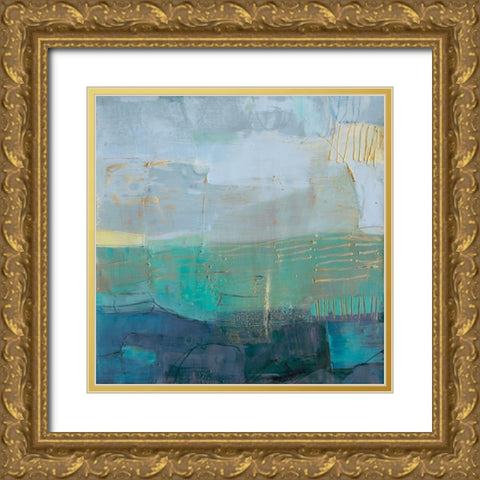 Rianti I Gold Ornate Wood Framed Art Print with Double Matting by Jachimiec, Sue