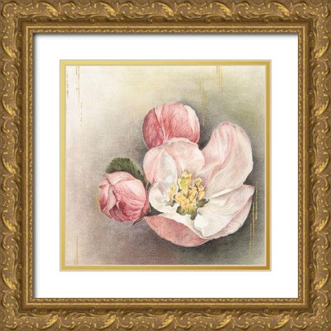 Enlightenment Blossom I Gold Ornate Wood Framed Art Print with Double Matting by Liama, Lily