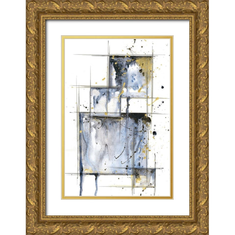 Pioneer II Gold Ornate Wood Framed Art Print with Double Matting by Llama, Lily