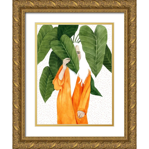 Daughter Nature I Gold Ornate Wood Framed Art Print with Double Matting by Popp, Grace