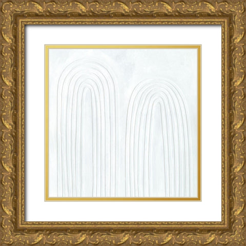 Dos Arcoiris I Gold Ornate Wood Framed Art Print with Double Matting by Scarvey, Emma